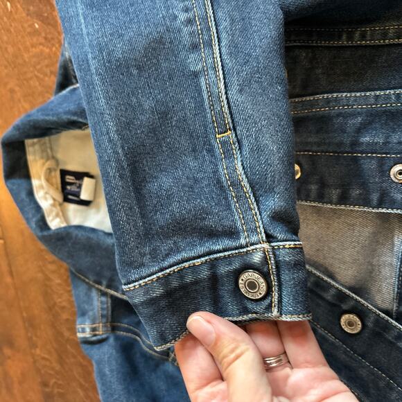 Gap Kids Icon  Medium Wash Denim Jean Jacket Blue Girl's Size XXS (3) Y2K - Picture 5 of 6